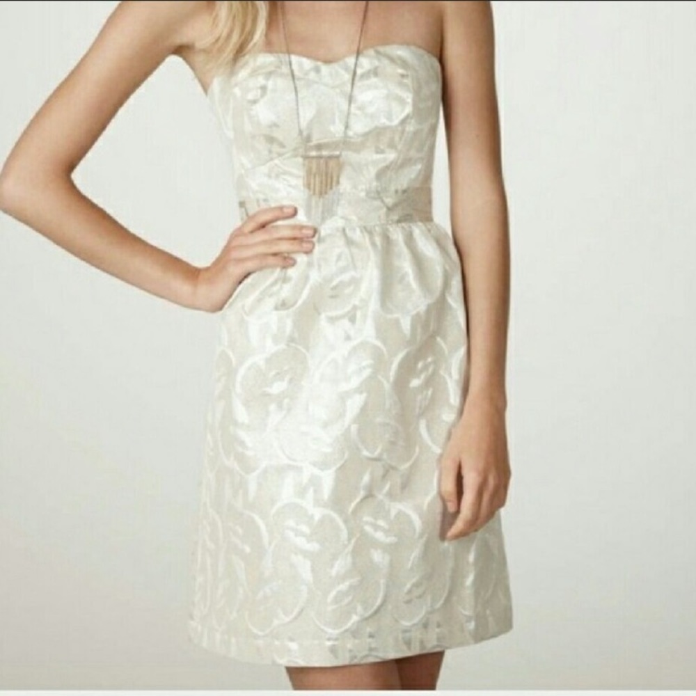 AMERICAN EAGLE NWT Metallic Strapless Mini Dress